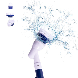 Diamond Shine Rechargeable Electric Turbo Brush - Spin Scrubber with Powerful Cleaning Action, Cordless & Rechargeable, Long-lasting Bristles, Ideal for Hard-to-Reach Areas