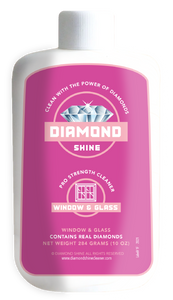 Diamond Shine Window and Glass Cleaner 10oz - Spot Free Glass, Water Spot Remover