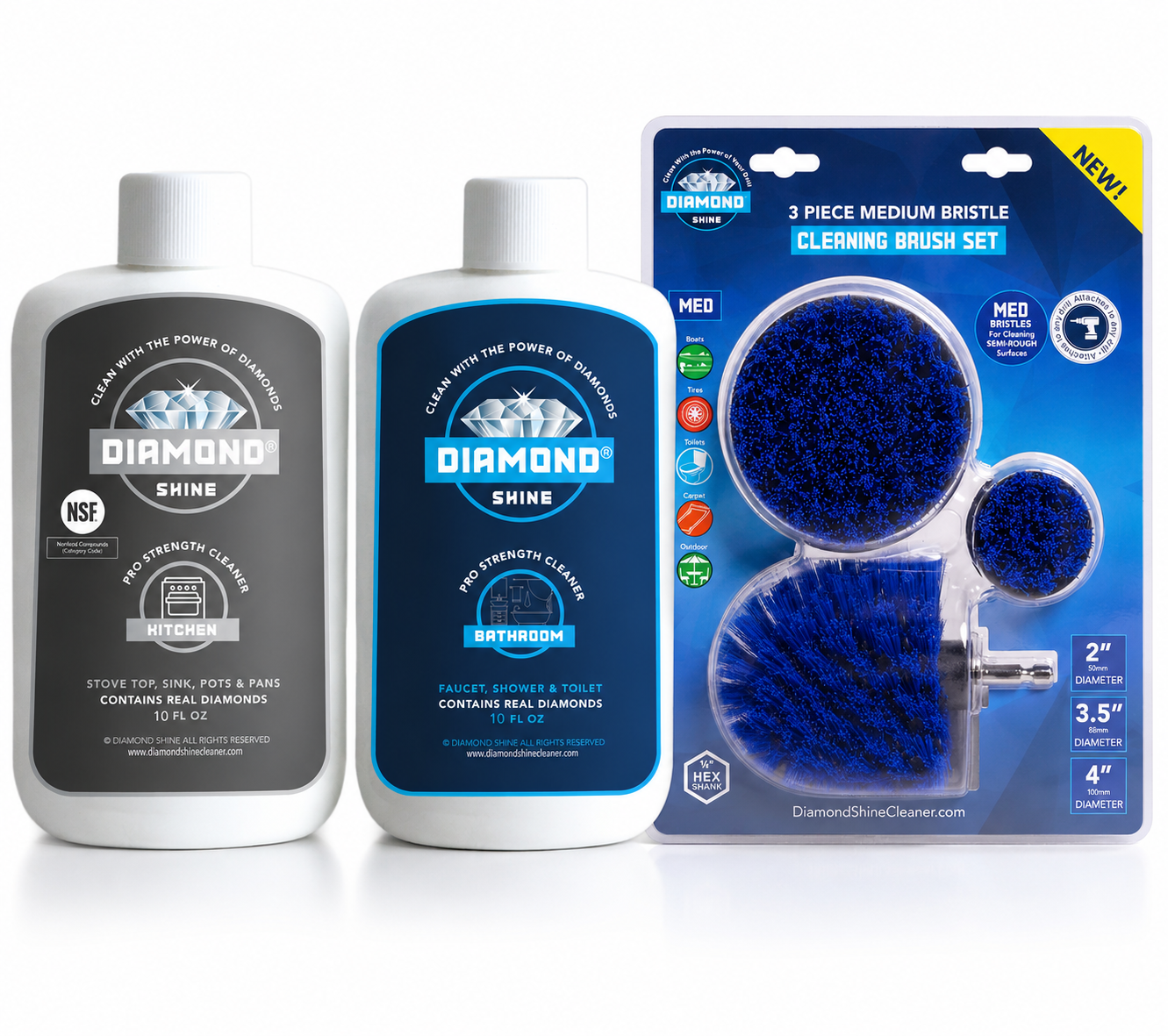 Kitchen & Bathroom Cleaning Power Pack - Complete Solution