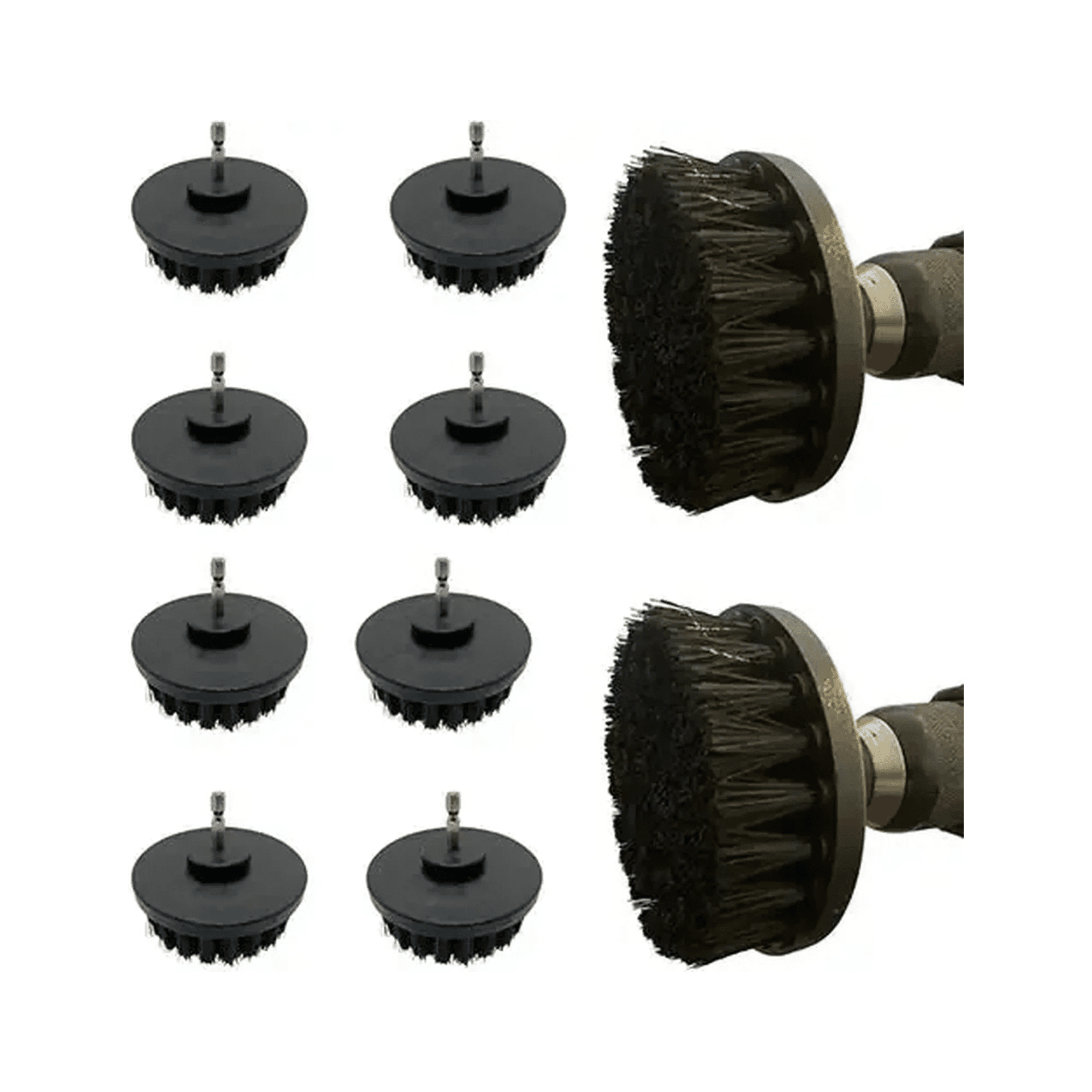 Diamond Shine Bulk 4" Drill Cleaning Brush Attachment, 10-Pack
