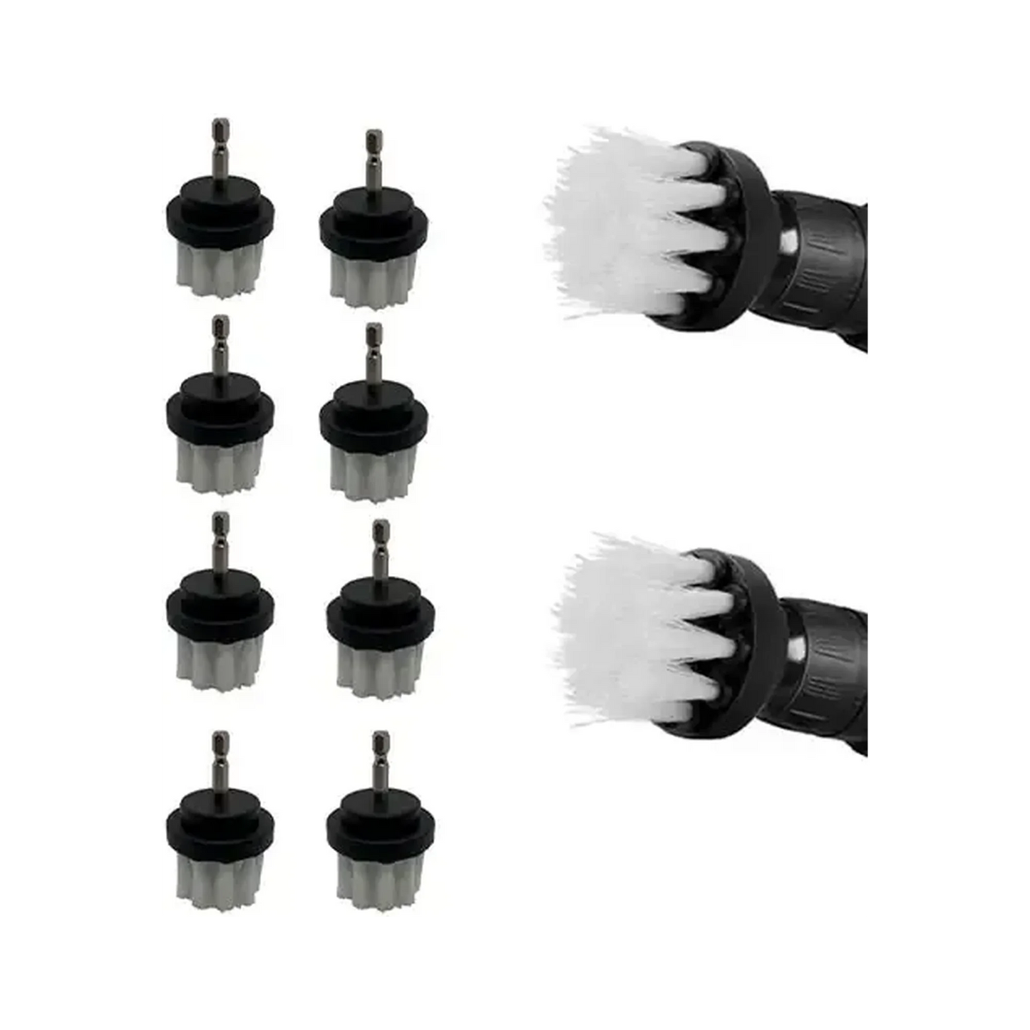 Diamond Shine Bulk 2" Drill Cleaning Brush Attachment, 10-Pack
