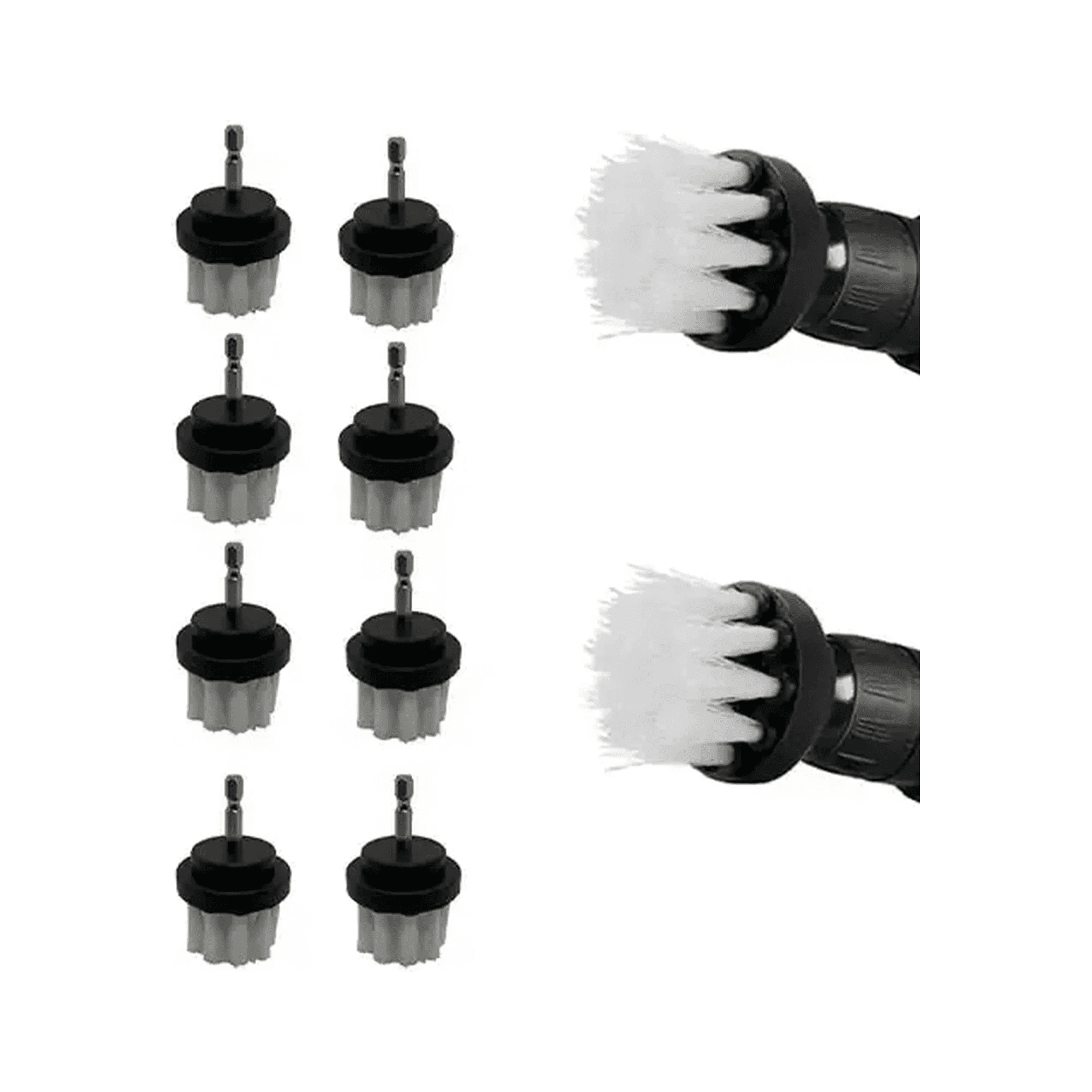 Diamond Shine Bulk 2" Drill Cleaning Brush Attachment, 10-Pack