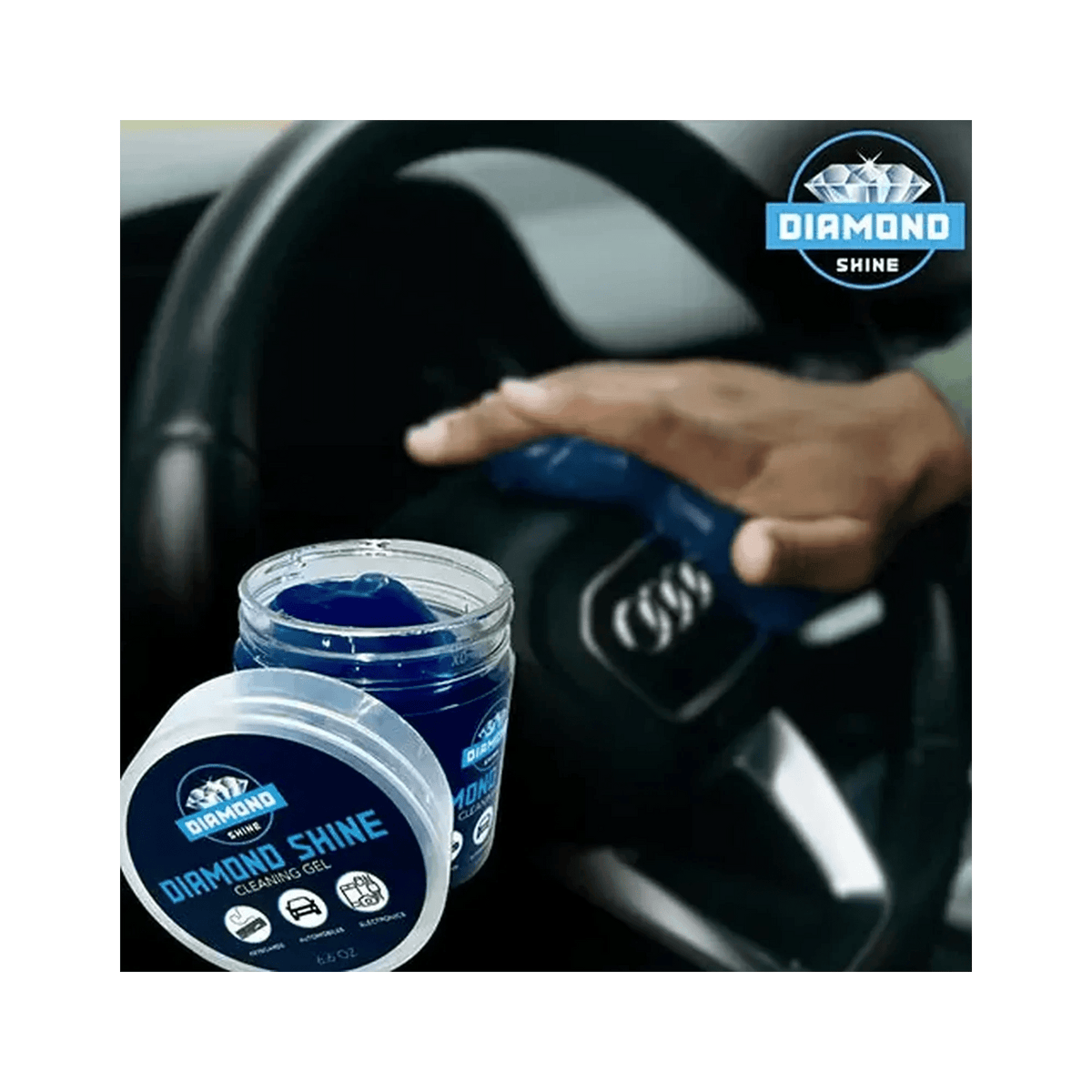 Diamond Shine Cleaning Gel - Car Detailing, Keyboard Cleaning