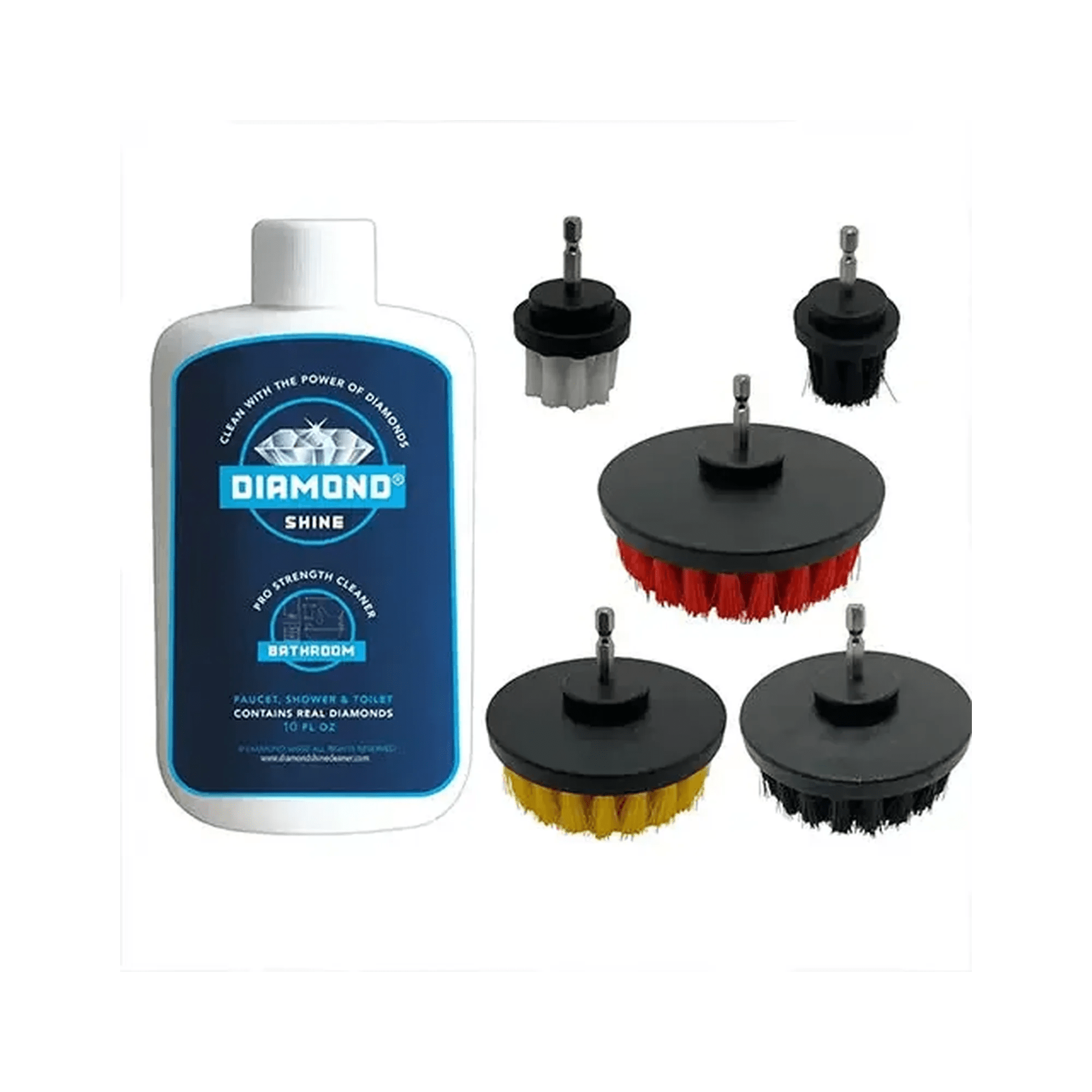 Shower & Tub Cleaner 10oz & Drill Brush Combo Set