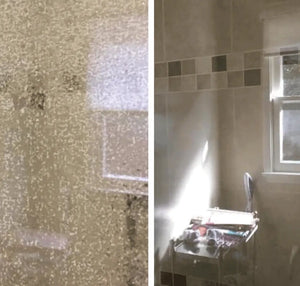 shower door soap scum remover