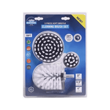 Diamond Shine Drill Brush Set – 3-Pack Soft Bristle Power Scrubber Attachments for Scratch-Free Cleaning