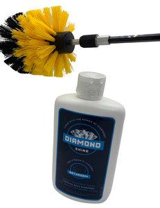 Cleaner, Scrub Brush, & Extension Toilet Drill Brush Hard Water Stain Remover