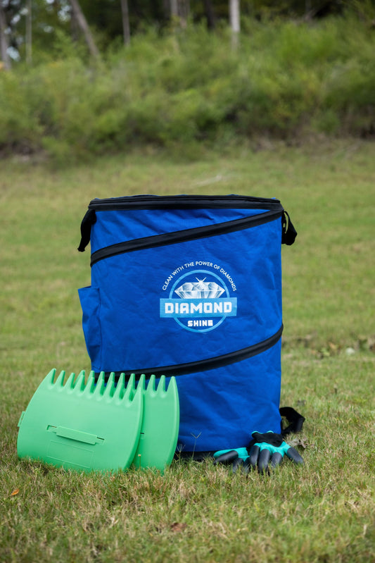 The Smarter Way to Clean Up Your Yard: Diamond Shine Collapsible Garden Bag