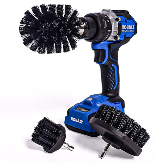 Power Meets Precision: The Diamond Shine 3-Piece Hard Drill Brush Set
