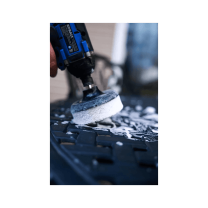 Diamond Shine 4” Cleaning Kit – 5-Piece Power Drill Scouring & Sponge Pad Set with Quick-Change Hex Shank – Heavy-Duty Scrubber Pads for Tile, Sinks, Countertops, Showers & Smooth Surfaces