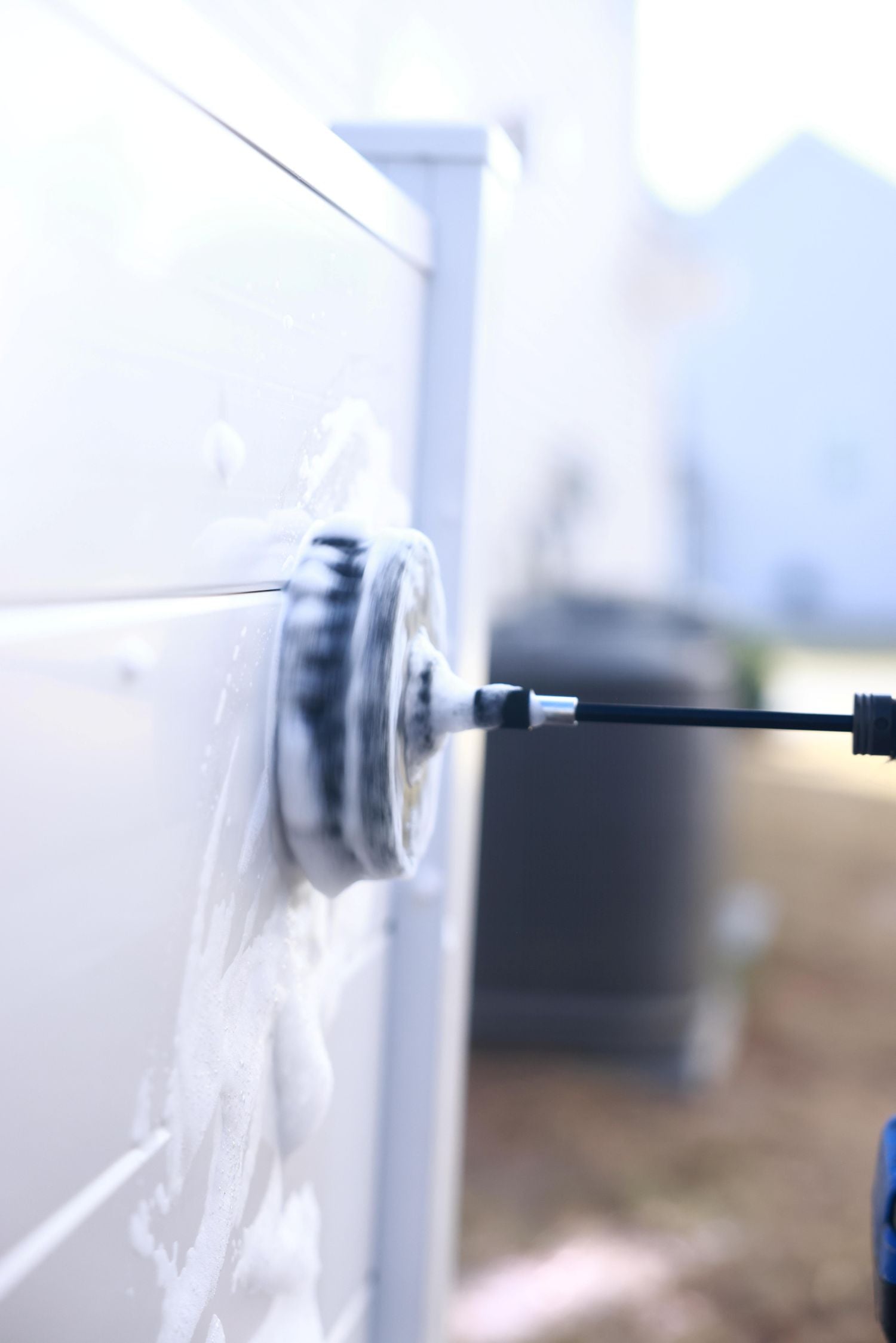 Diamond Shine 5-Piece Microfiber Drill Cleaning & Polishing Set – Drill-Powered Pads for Glass, Tile, Countertops & More