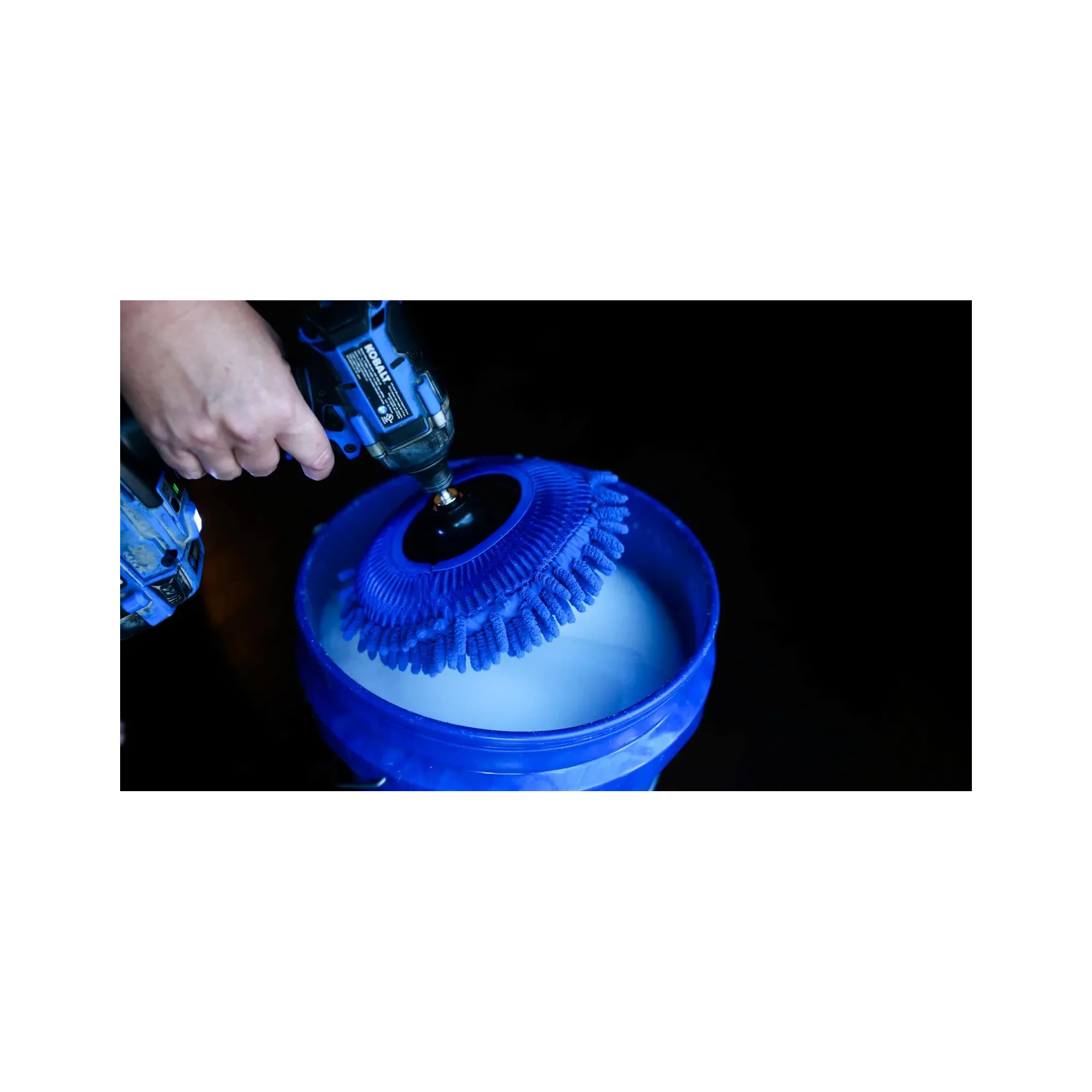 Diamond Shine 5-Piece Microfiber Drill Cleaning & Polishing Set – Drill-Powered Pads for Glass, Tile, Countertops & More