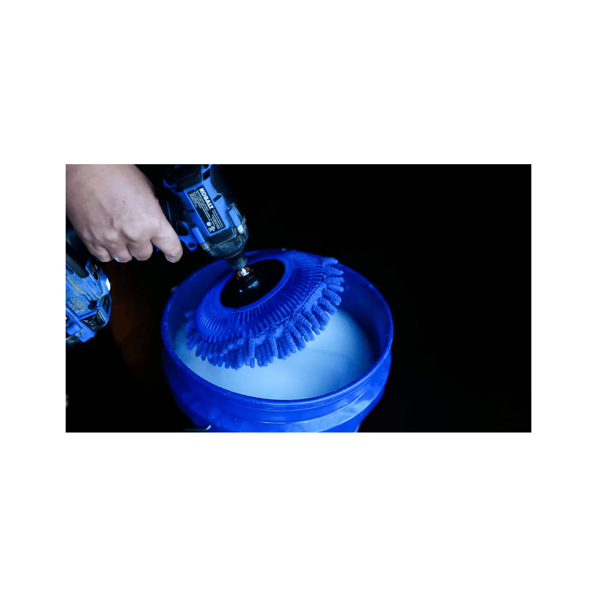 Diamond Shine 5-Piece Microfiber Drill Cleaning & Polishing Set – Drill-Powered Pads for Glass, Tile, Countertops & More