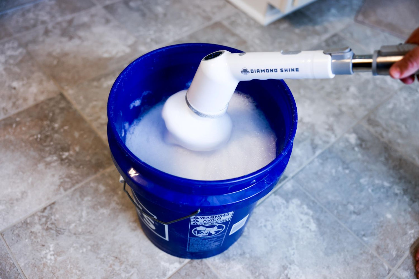 Diamond Shine #1 7-in-1 Rechargeable Electric Power Scrubber – Cordless Spin Scrubber