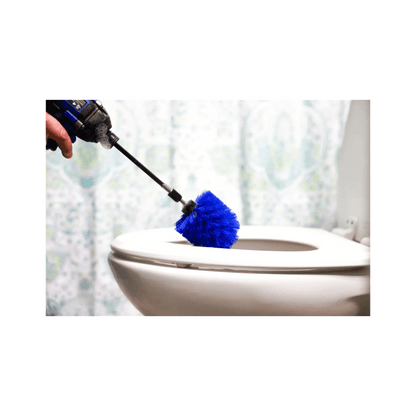 Diamond Shine Drill Brush Set – 3-Pack Medium Bristle Power Scrubber Attachments for All-Purpose Cleaning