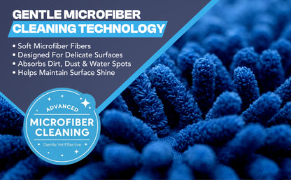 Diamond Shine 5-Piece Microfiber Drill Cleaning & Polishing Set – Drill-Powered Pads for Glass, Tile, Countertops & More
