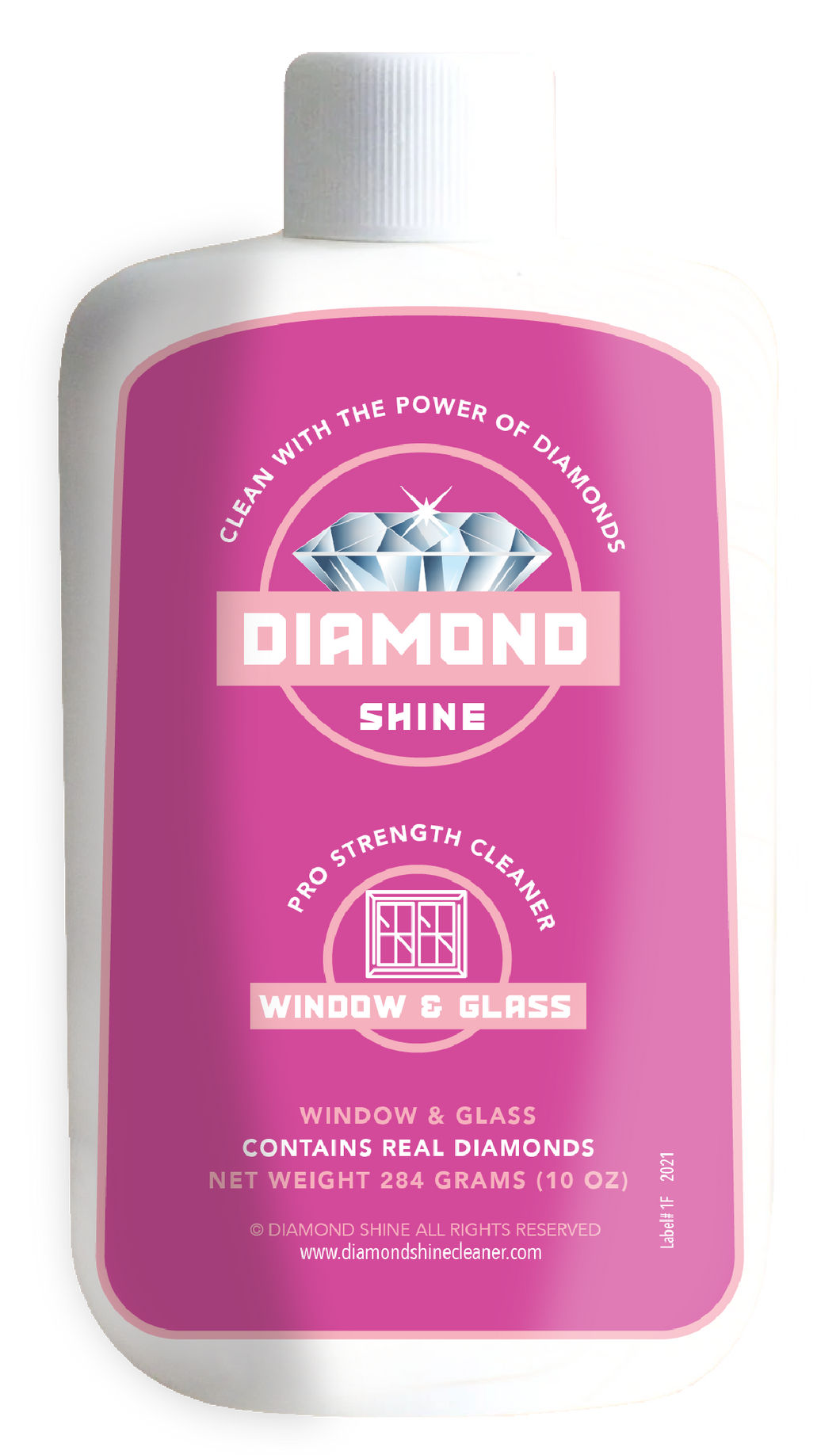 Professional Window and Glass Hard Water Spot Remover Diamond Shine 10 Ounces Car Windows Shower Door Water Stain Cleaner