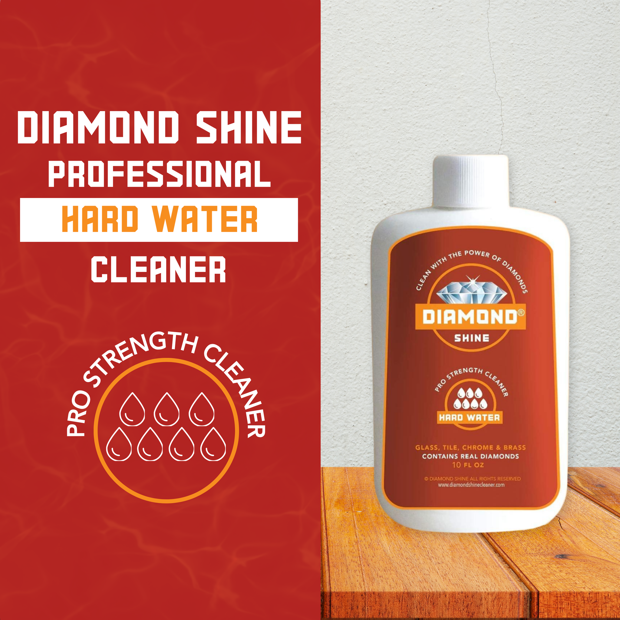 Diamond Shine 14-Piece Drill Brush Set & Hard Water Cleaner