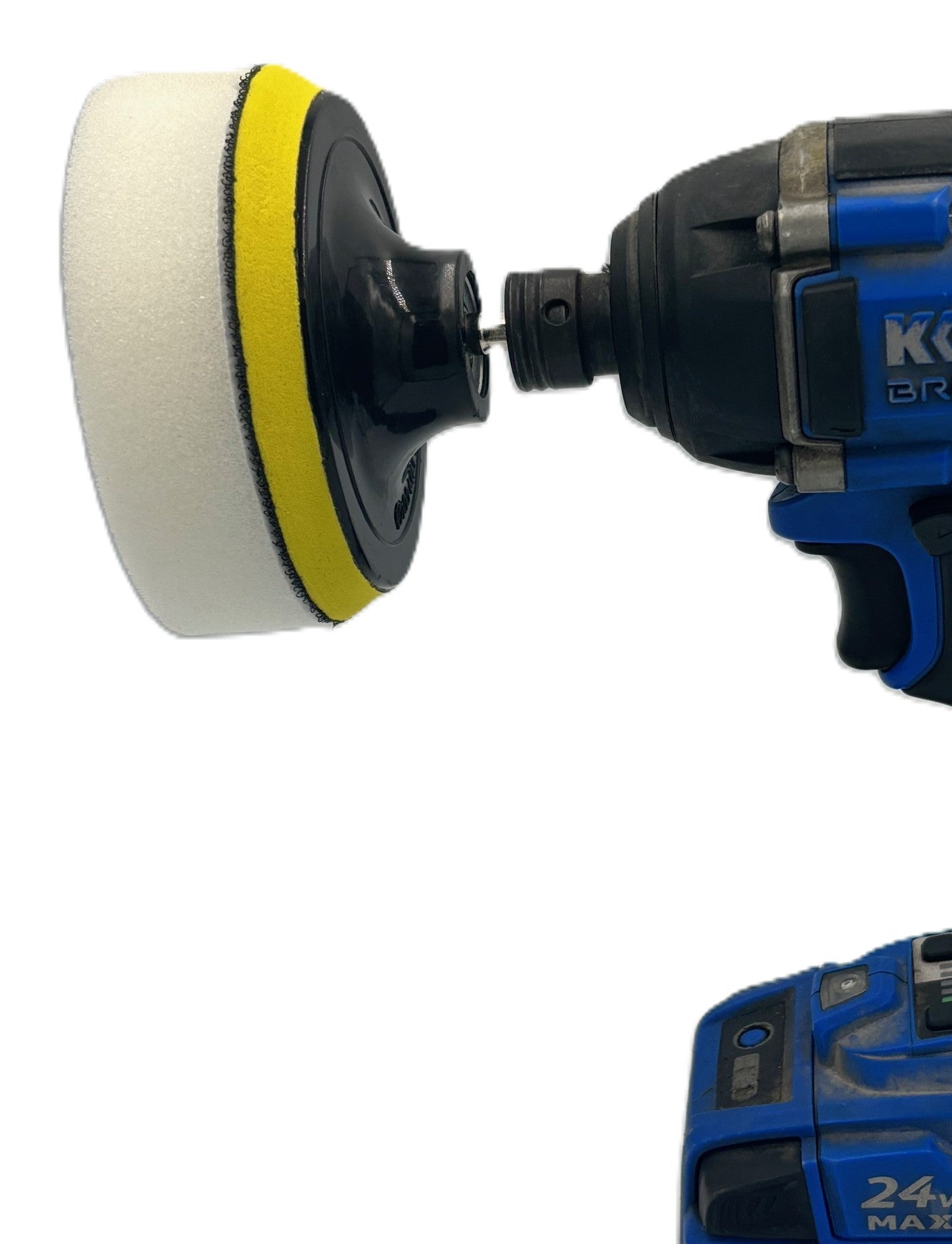 Diamond Shine 4” Cleaning Kit – 5-Piece Power Drill Scouring & Sponge Pad Set with Quick-Change Hex Shank – Heavy-Duty Scrubber Pads for Tile, Sinks, Countertops, Showers & Smooth Surfaces