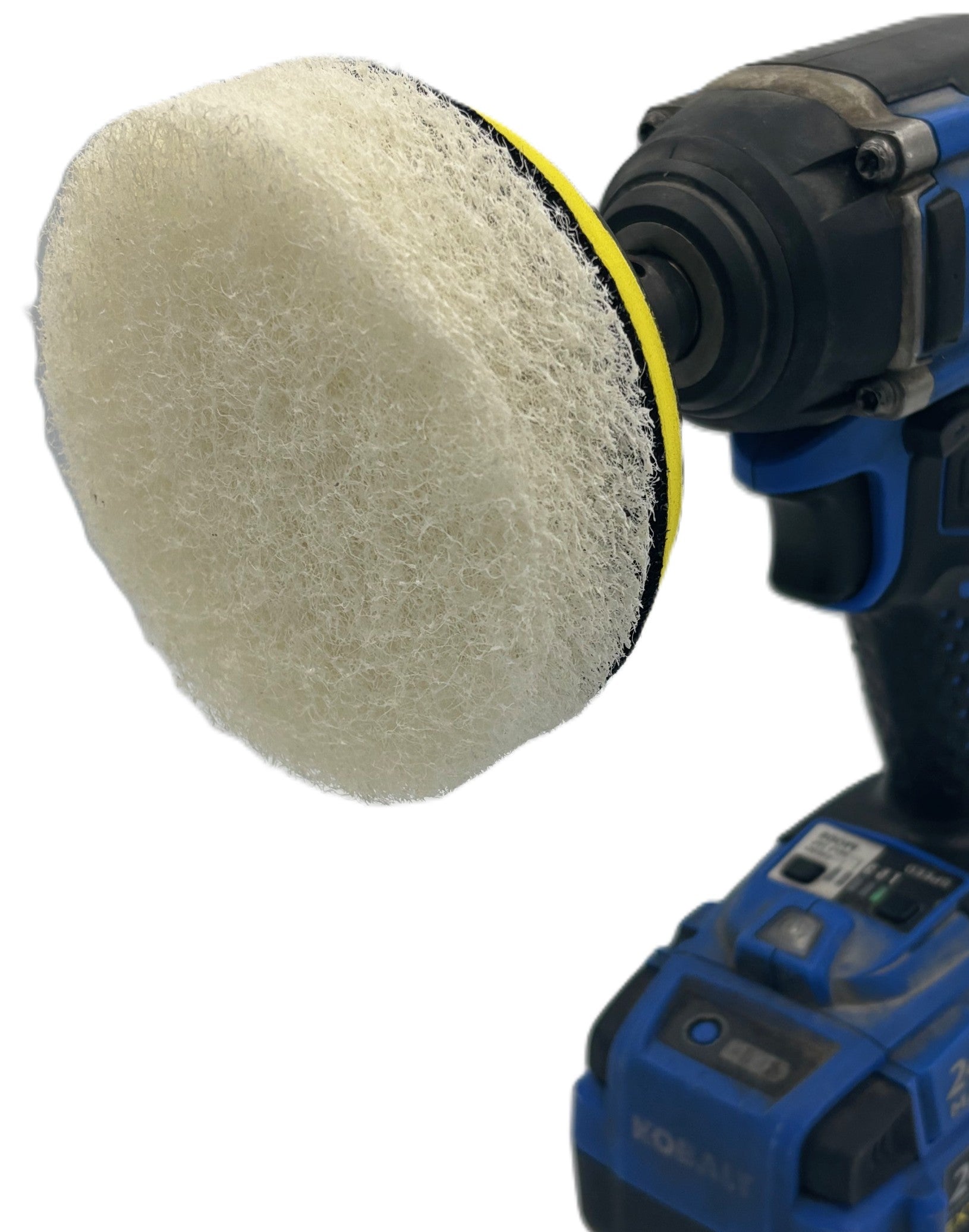 Diamond Shine 4” Cleaning Kit – 5-Piece Power Drill Scouring & Sponge Pad Set with Quick-Change Hex Shank – Heavy-Duty Scrubber Pads for Tile, Sinks, Countertops, Showers & Smooth Surfaces