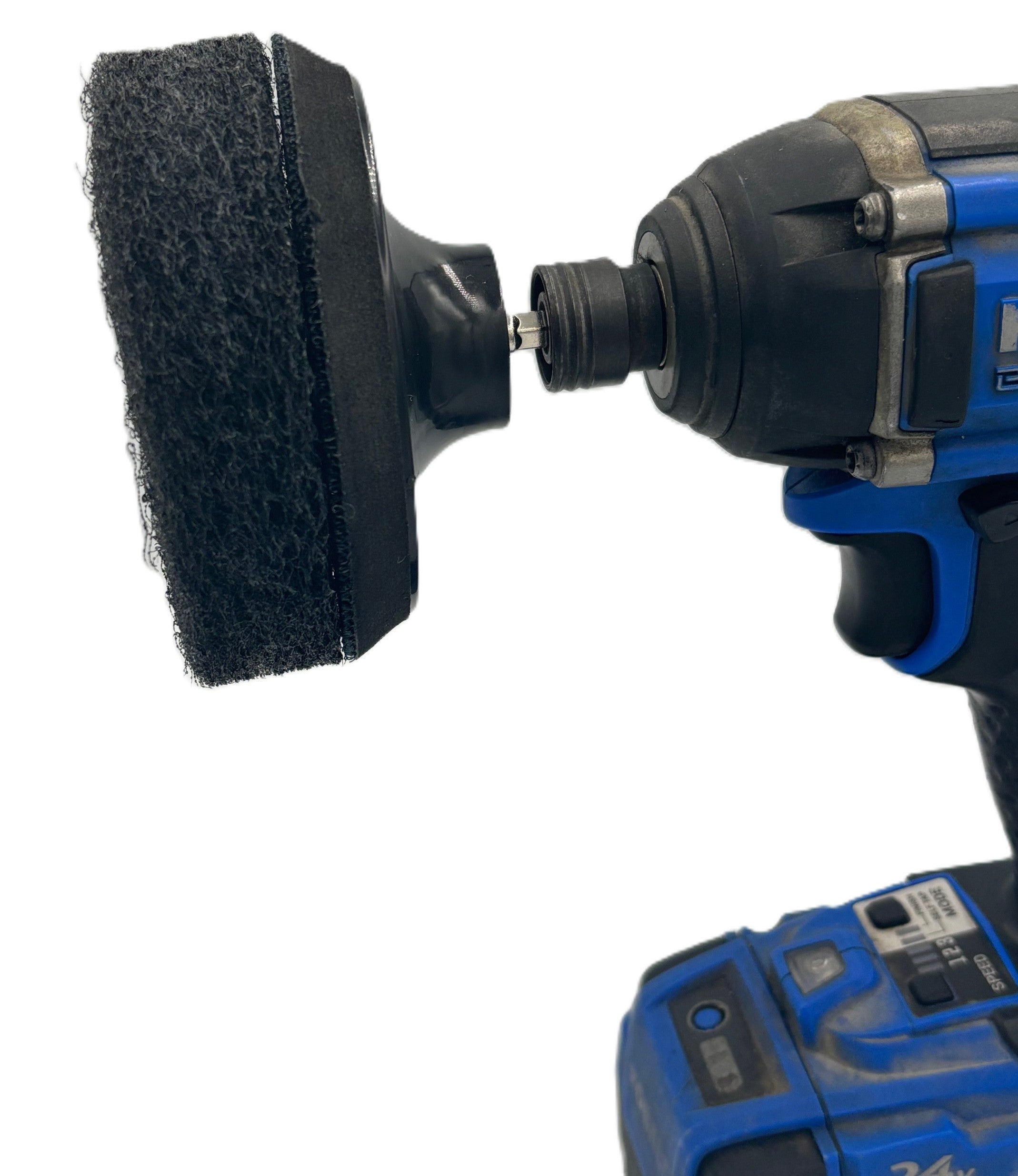 Diamond Shine 5-Piece Cleaning Scrub & Sponge Pad Set – 4” Drill Attachment Kit with Quick-Change Hex Shank – Power Scrubber Pads for Tile, Sinks, Floors, Bathrooms & Kitchen Surfaces – Hard Duty Cleaning Pads