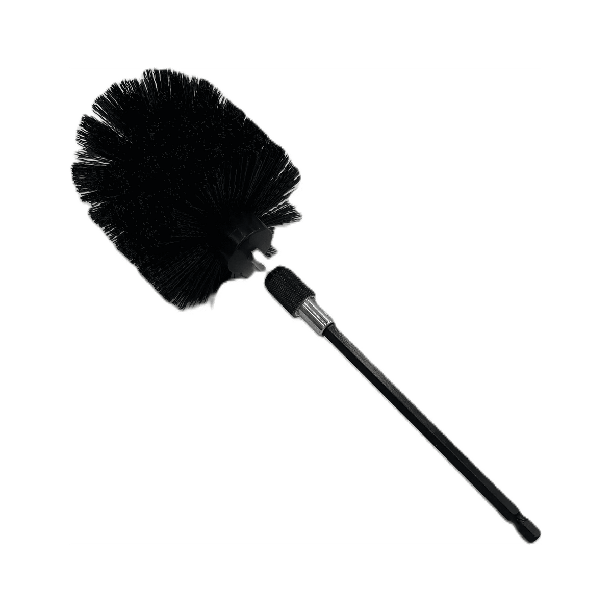 Diamond Shine 5-Piece Drill Brush Cleaning Set – Hard Bristles – Power Scrubber Attachments for Grout, Tile, Brick, Concrete, Sinks & More – Fits All Drills – Includes Extension Rod