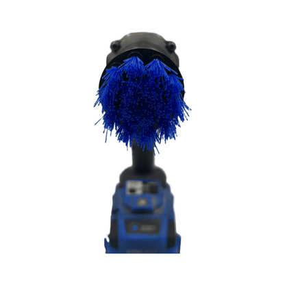 Diamond Shine 5-Piece Medium Bristle Drill Brush Cleaning Set – Power Scrubber Attachments for Tile, Grout, Sinks, Tubs, Carpets, and Outdoor Surfaces – Fits All Drills – Includes 6" Extension Rod