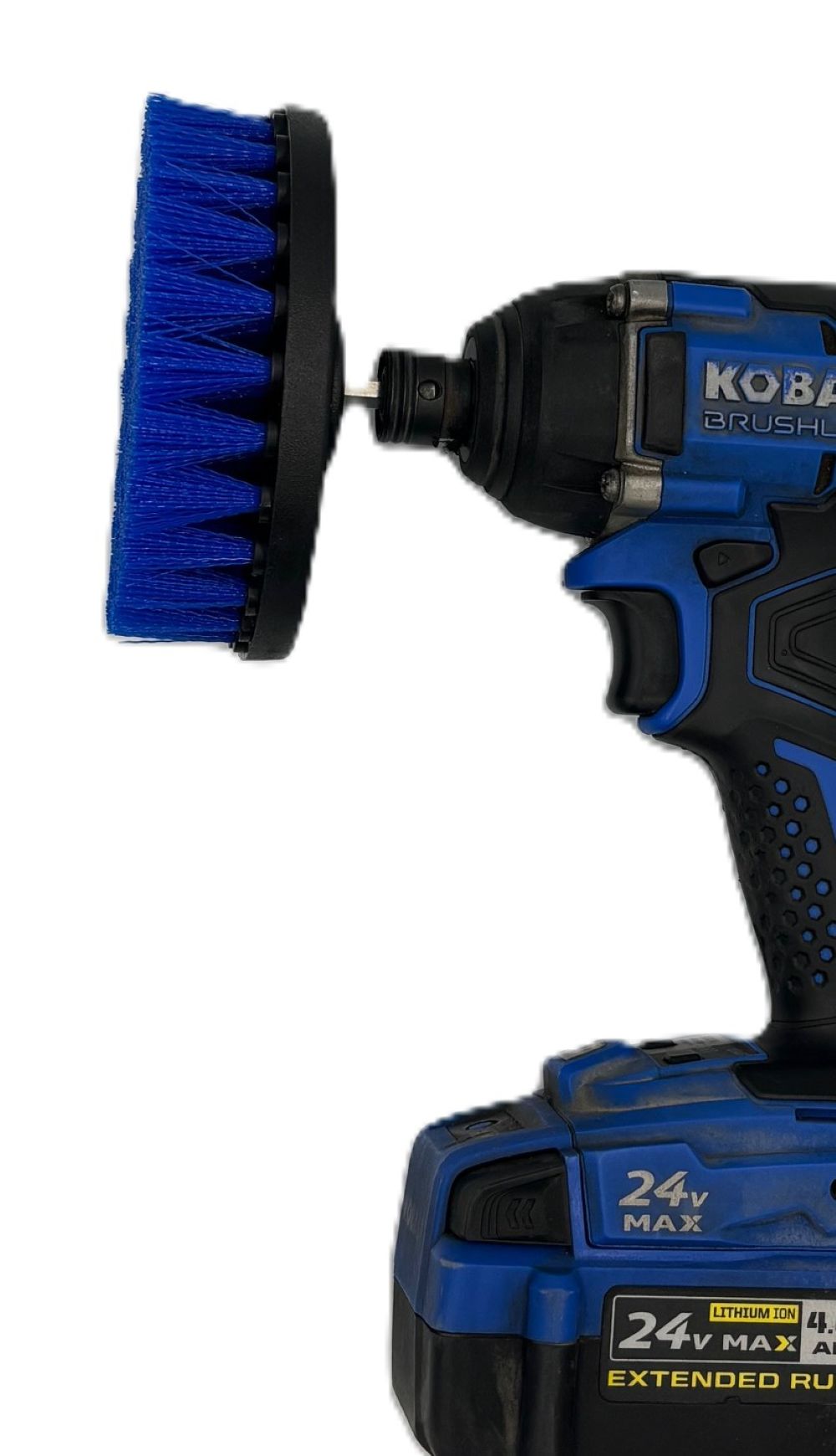 Diamond Shine 5-Piece Medium Bristle Drill Brush Cleaning Set – Power Scrubber Attachments for Tile, Grout, Sinks, Tubs, Carpets, and Outdoor Surfaces – Fits All Drills – Includes 6