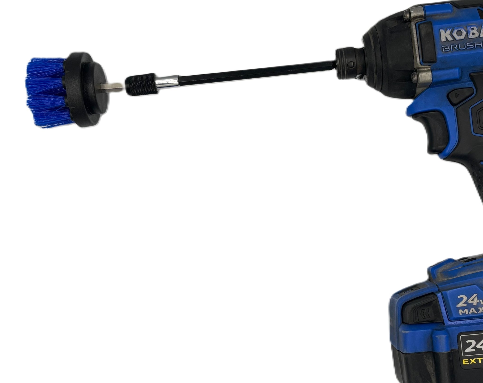 Diamond Shine 5-Piece Medium Bristle Drill Brush Cleaning Set – Power Scrubber Attachments for Tile, Grout, Sinks, Tubs, Carpets, and Outdoor Surfaces – Fits All Drills – Includes 6