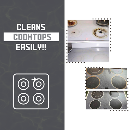 Kitchen Cleaner 10oz - Glass Cooktop Cleaner, Stainless Steel