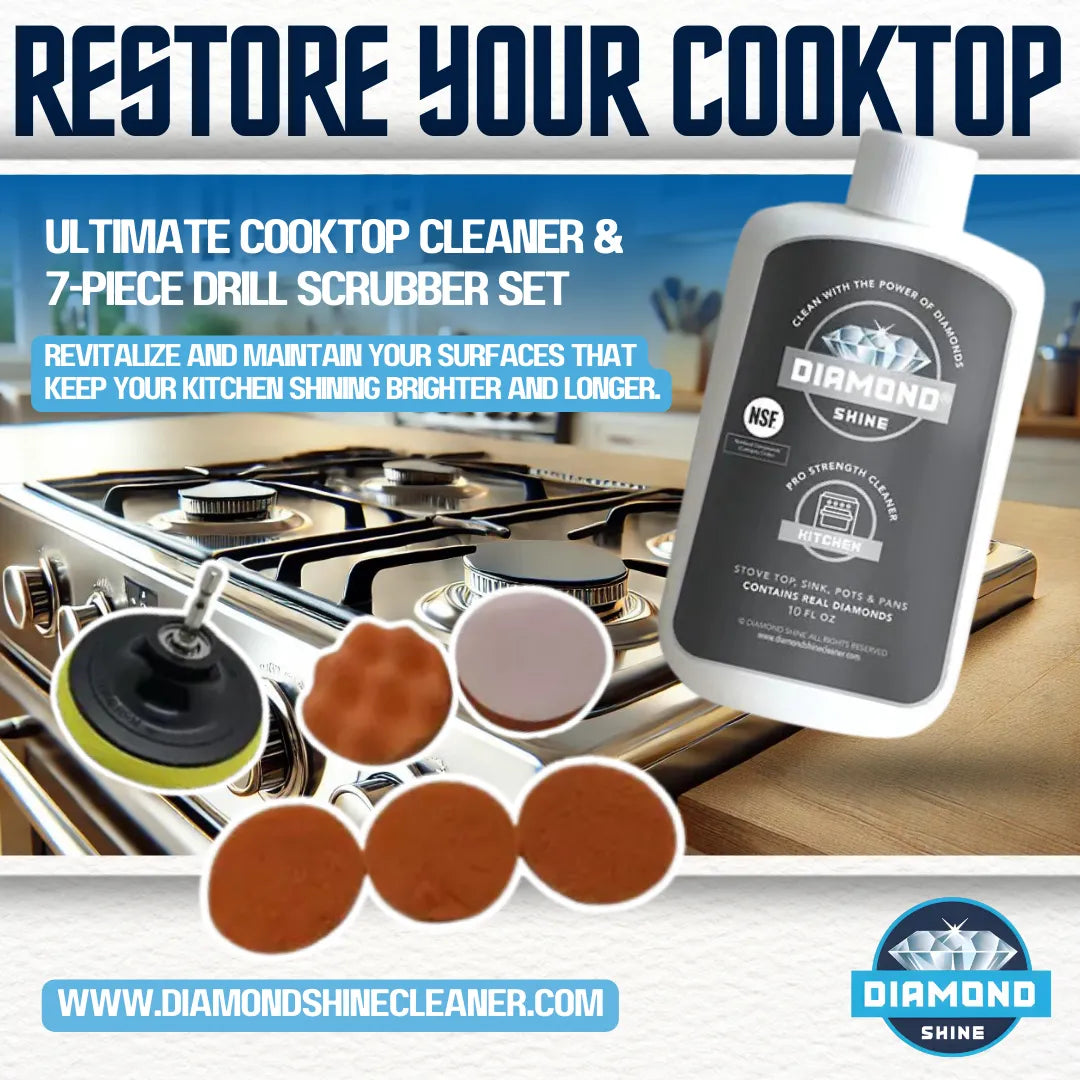 Ultimate Cooktop Cleaner Scrubber