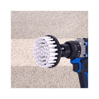 Diamond Shine Drill Brush Set – 3-Pack Soft Bristle Power Scrubber Attachments for Scratch-Free Cleaning