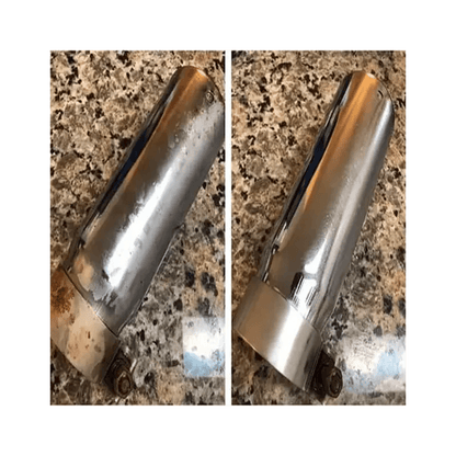 Chrome tailpipe polisher