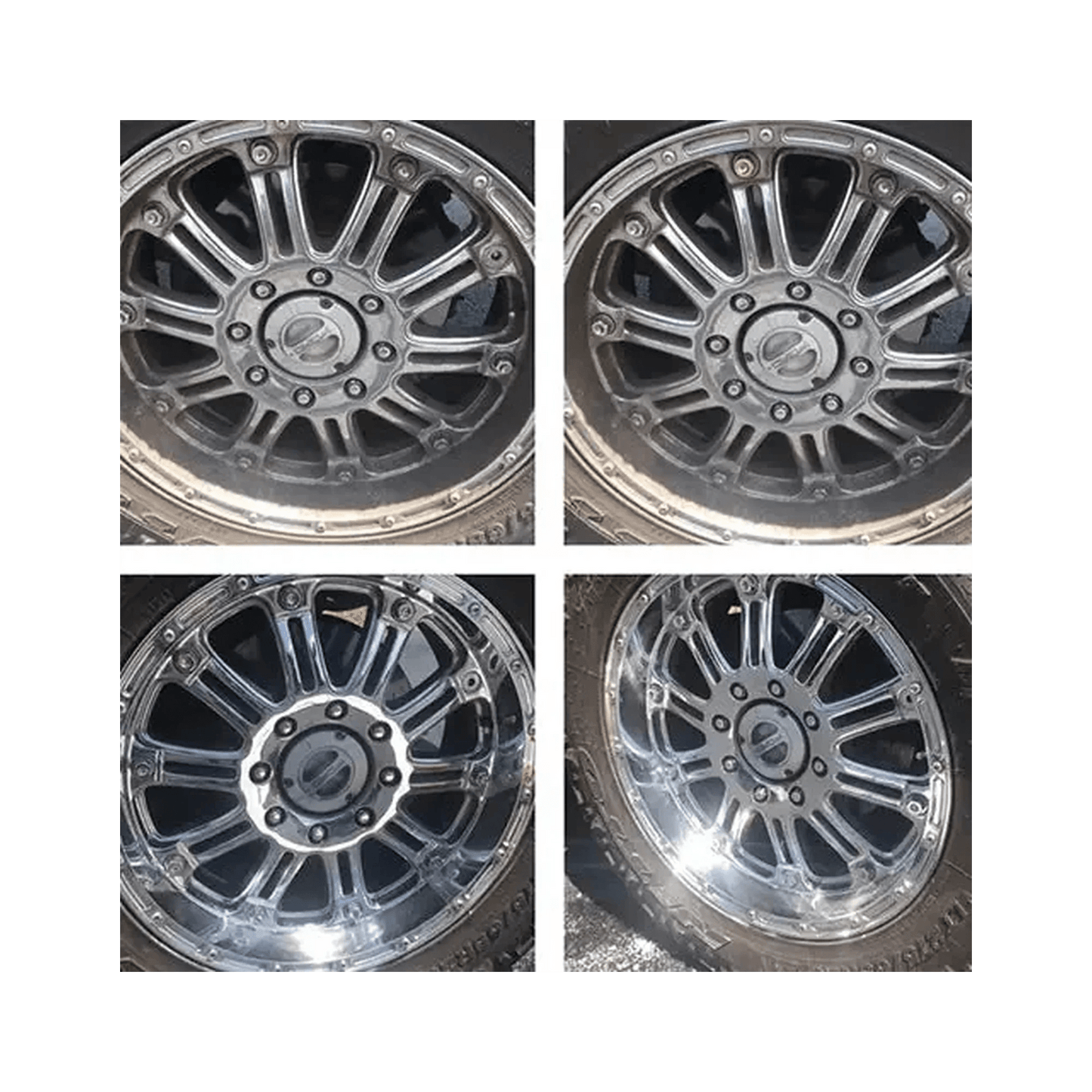 Chrome wheel cleaner