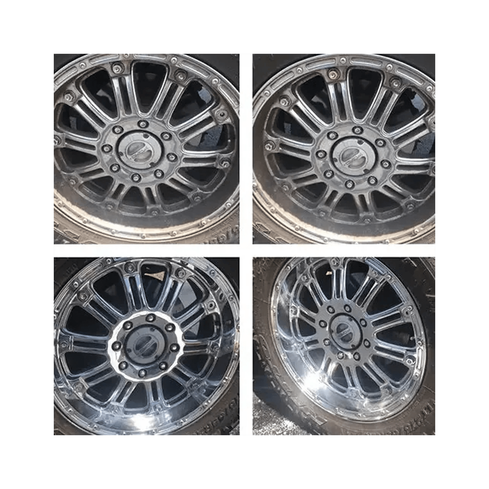 Chrome wheel cleaner
