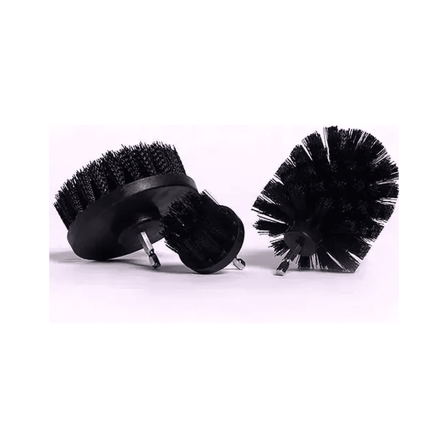 Diamond Shine Drill Brush Set – 3-Pack Hard Bristle Power Scrubber Attachments for Cleaning