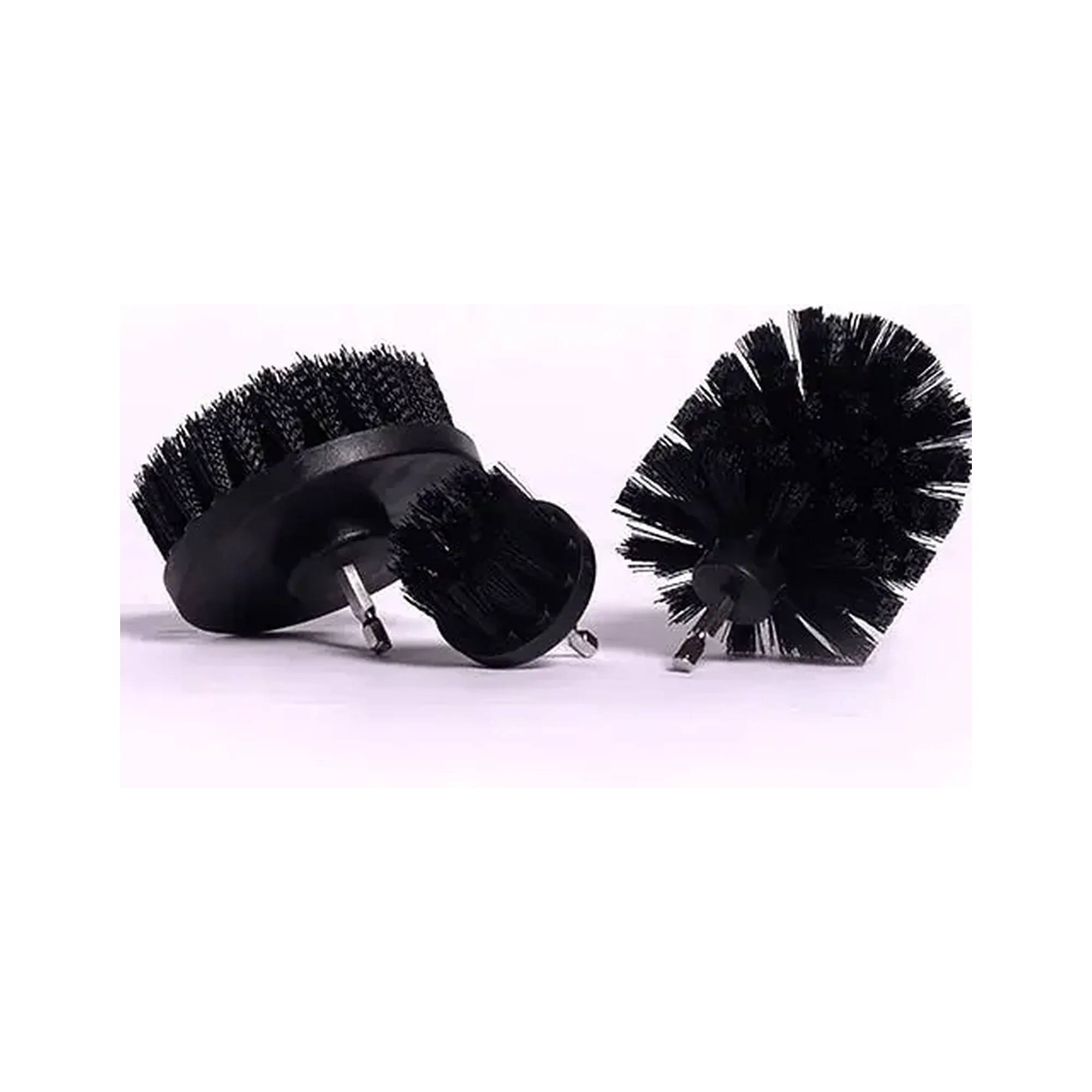 Diamond Shine Drill Brush Set – 3-Pack Hard Bristle Power Scrubber Attachments for Cleaning