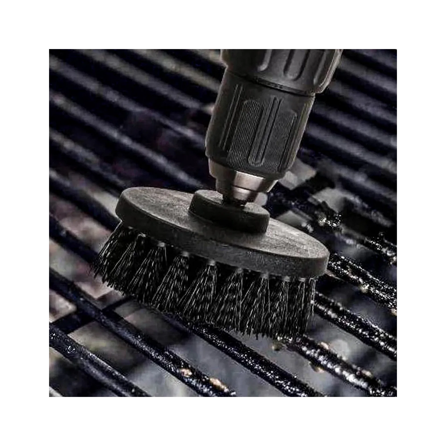 Diamond Shine Bulk 4" Drill Cleaning Brush Attachment, 10-Pack