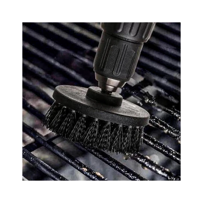 Diamond Shine Bulk 4" Drill Cleaning Brush Attachment, 10-Pack