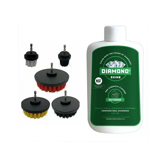 Diamond Shine 5-Piece Drill Brush Grill Cleaning Set