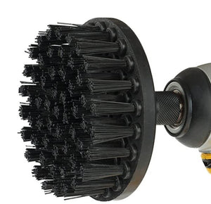 Diamond Shine 5" Drill Brush Set With 6" Extension - Hard Bristle for Powerful Cleaning - Transform Your Drill into an Efficient Cleaning Tool