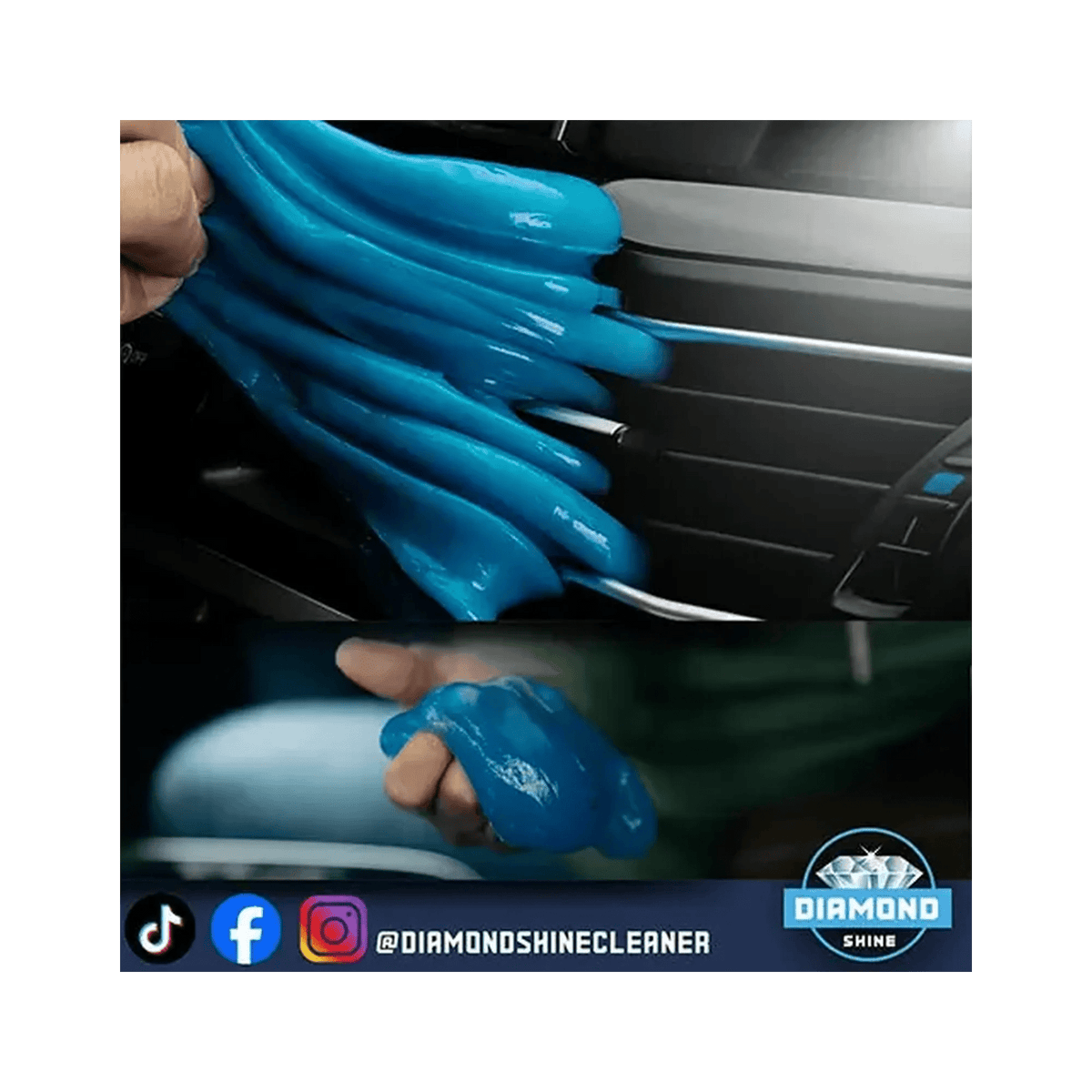 Diamond Shine Cleaning Gel  - Car Detailing, Keyboard Cleaning