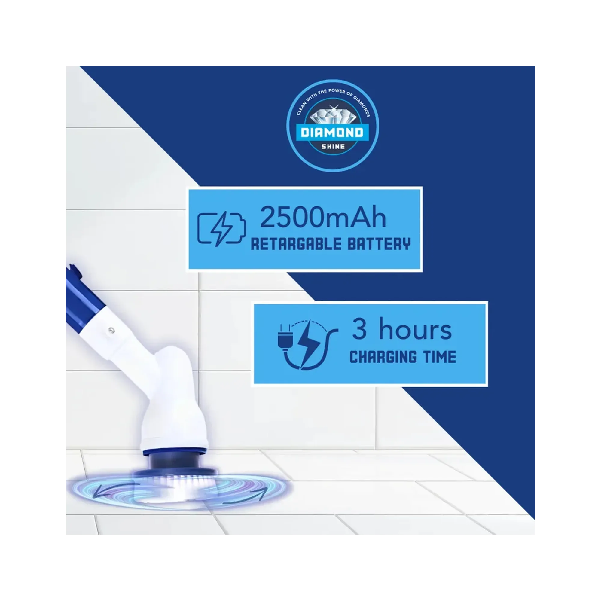 Diamond Shine Power Scrubber - Best Selling Electric Scrubber