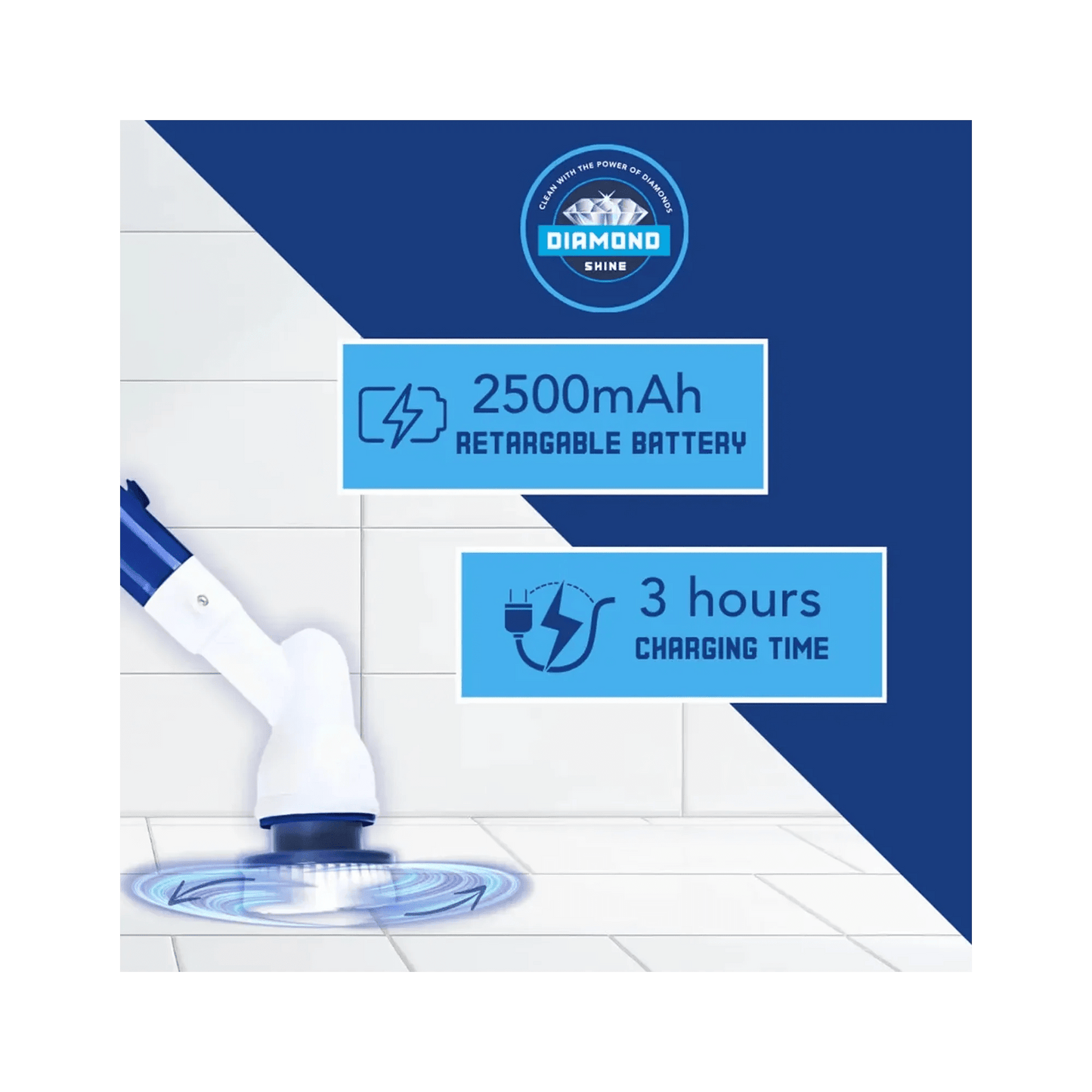 Diamond Shine Power Scrubber - Best Selling Electric Scrubber