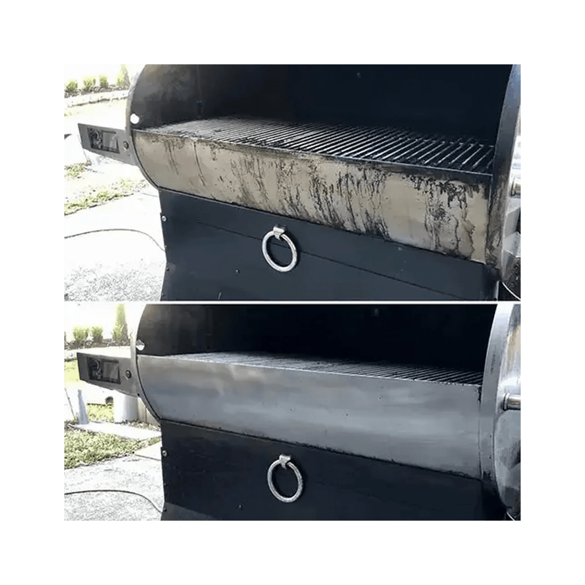 Remove burn and char from grill