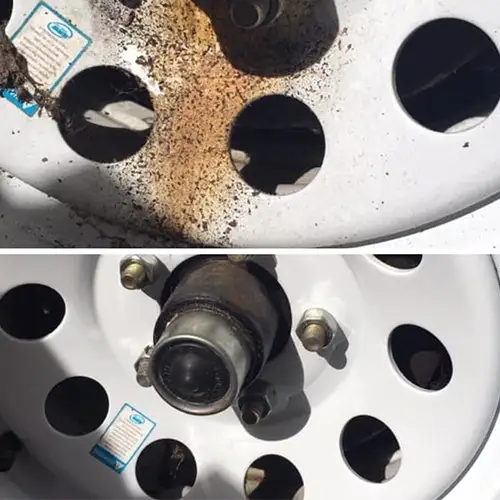 remove rust from metal wheels