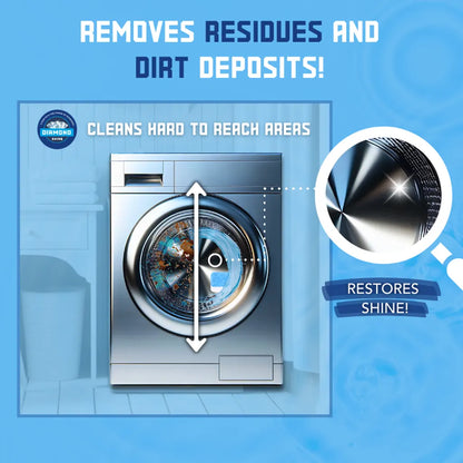 remove scale, calcium, and odors from washing machine