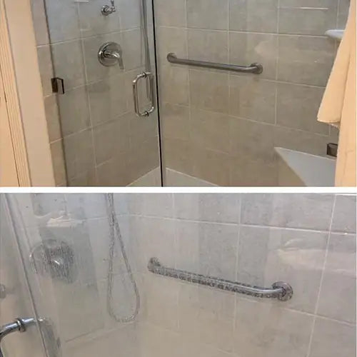 shower door hard water cleaner