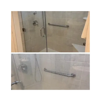Shower door hard water cleaner