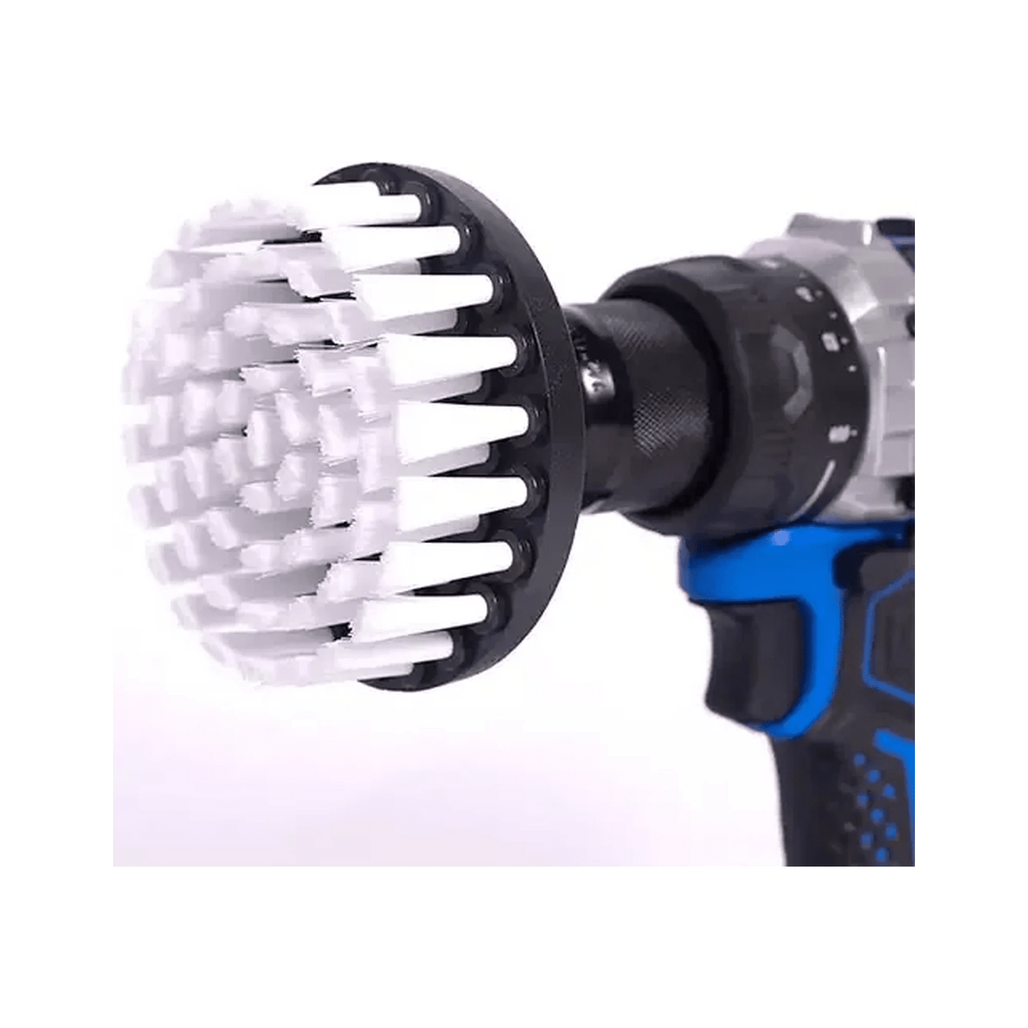 Diamond Shine Drill Brush Set – 3-Pack Soft Bristle Power Scrubber Attachments for Scratch-Free Cleaning